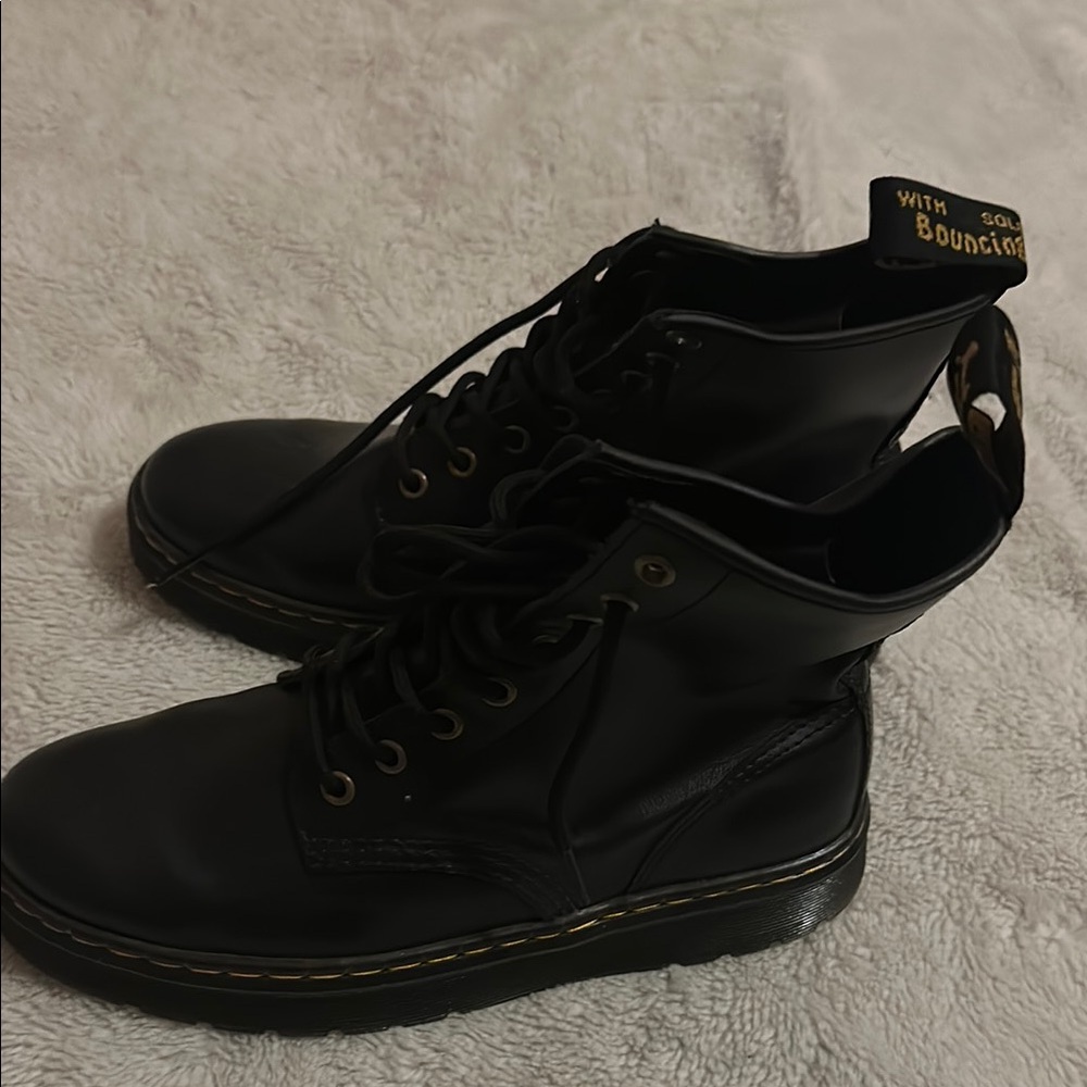 Dr.Martens Black Leather Boots